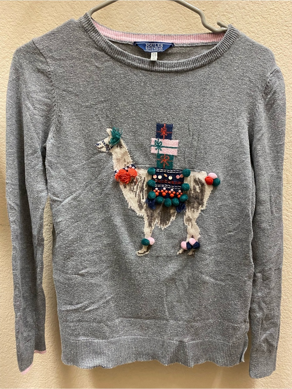 Kids Cotton llama sweater